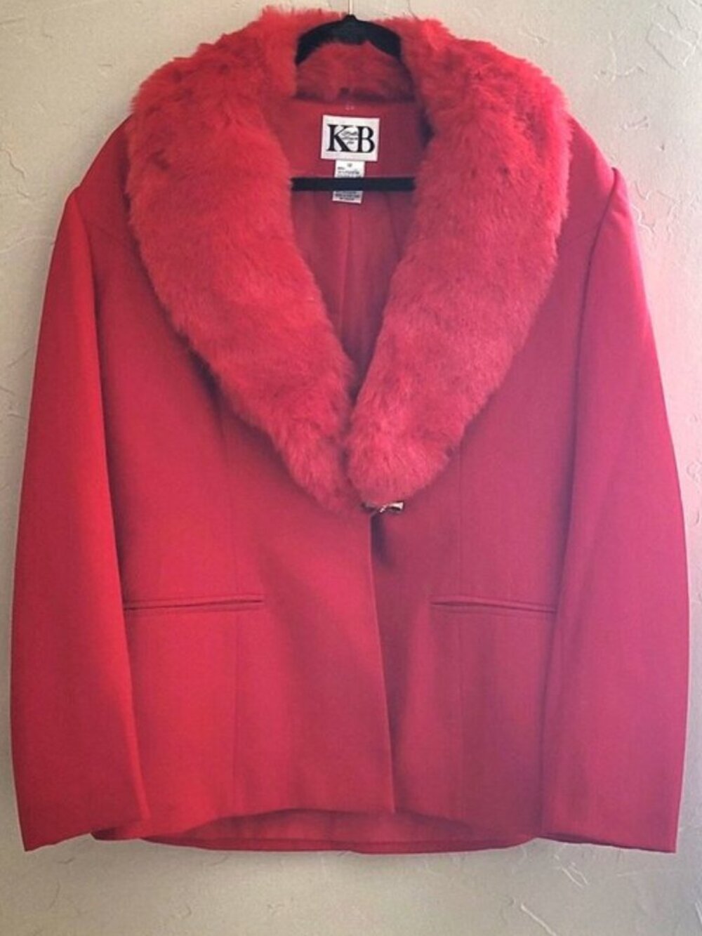 Glam Lipstick Red Blazer Jacket